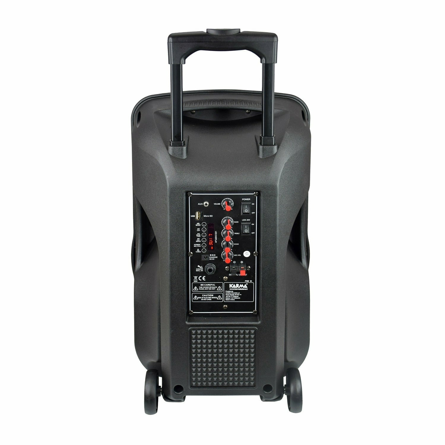 KARMA - Diffusore amplificato con radiomicrofono PSB 12  600Watt